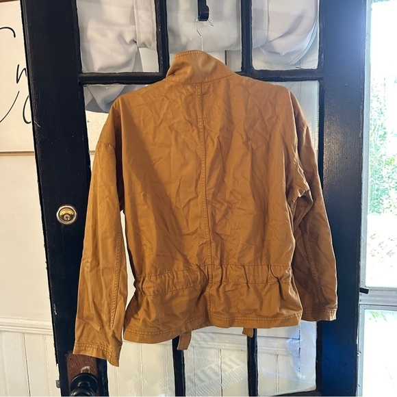 Madewell Southlake Military Jacket Dark Sahara size Small Style H8497 - Picture 8 of 8